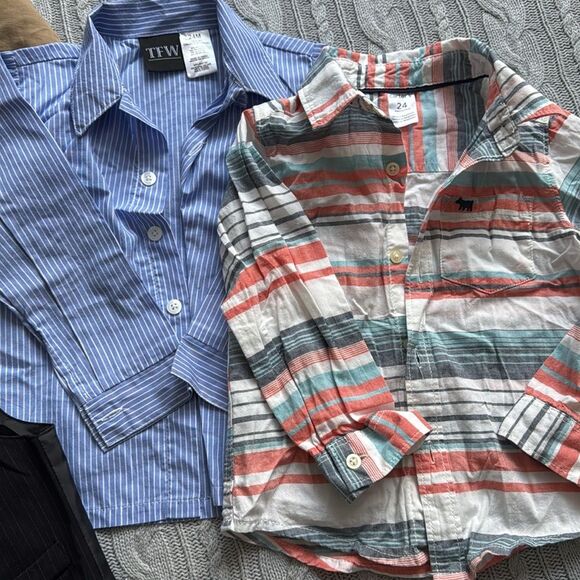 Baby Boy 4 pieces bundle dress shirts suit jacket dress vest - Picture 7 of 7